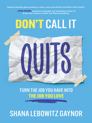 Don't Call It Quits - ebook